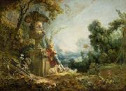 Francois Boucher Pastorale ou Jeune berger dans un paysage china oil painting artist